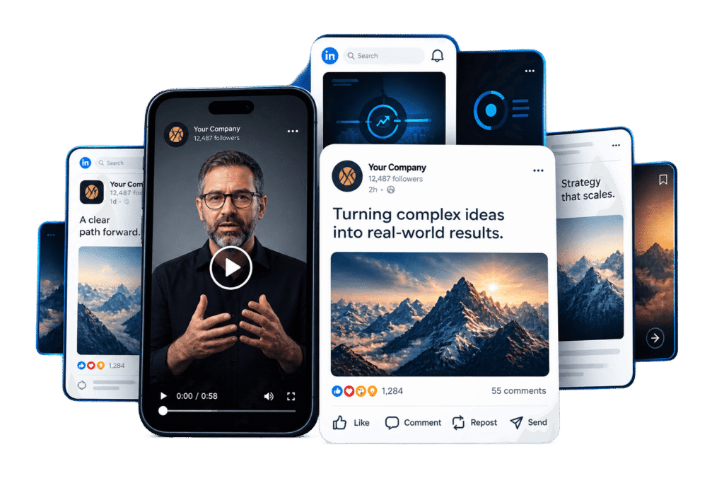 imagery of mobile devices and social media accounts